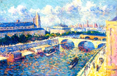 Die Seine, Paris, 1892